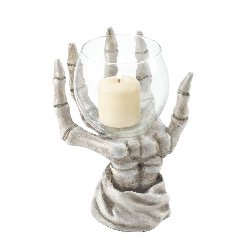 Skeleton Hand Tealight Holder ~ With Free Tea Light