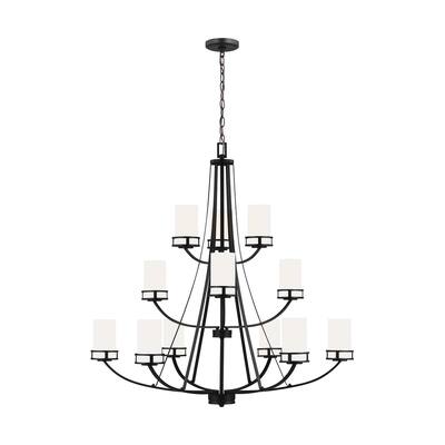 Giuseppe 12 Light Chandelier - Exact Size