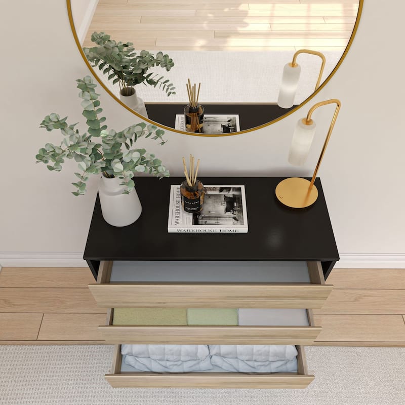 Plank and Beam Scandinavian 3-Drawer Dresser