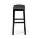 preview thumbnail 97 of 98, Maven Lane 31" Adrien Saddle Kitchen Bar Height Stool - N/A