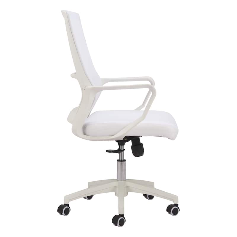 Jett Low Back Office Chair White - White