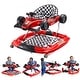 preview thumbnail 2 of 19, PP 4-in-1 Baby Walker with Wheels, Music and Foldable Design - 28.3” L x 27.6” W x 21.7” H Red