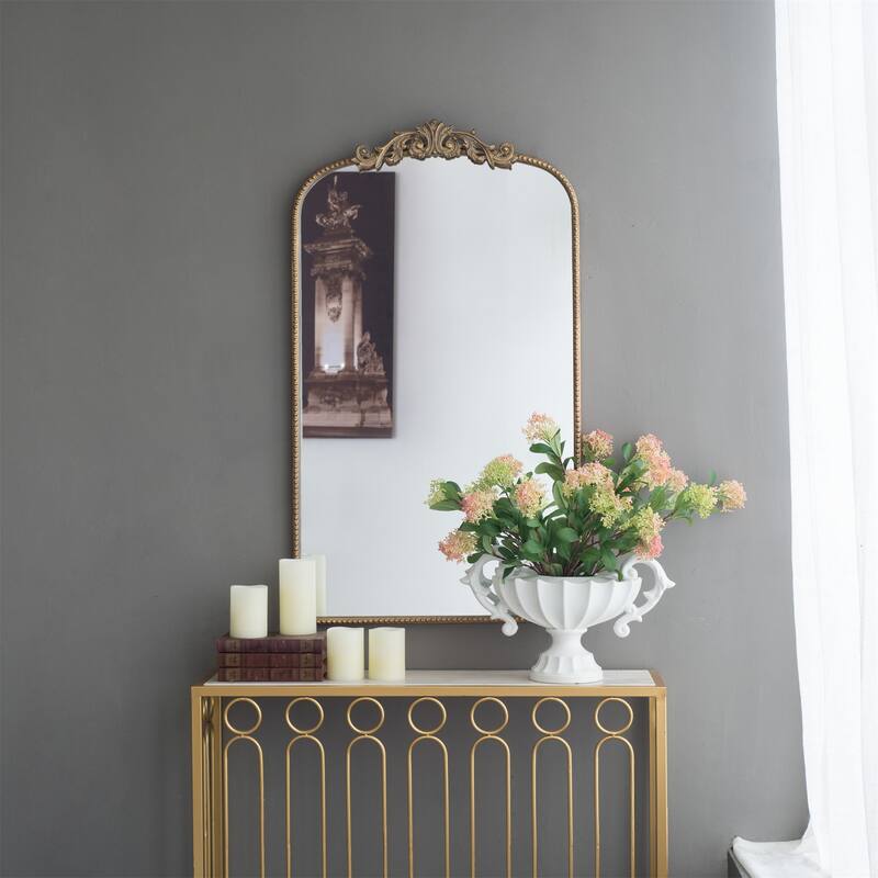 Classic Design Mirror with and Baroque Inspired Frame