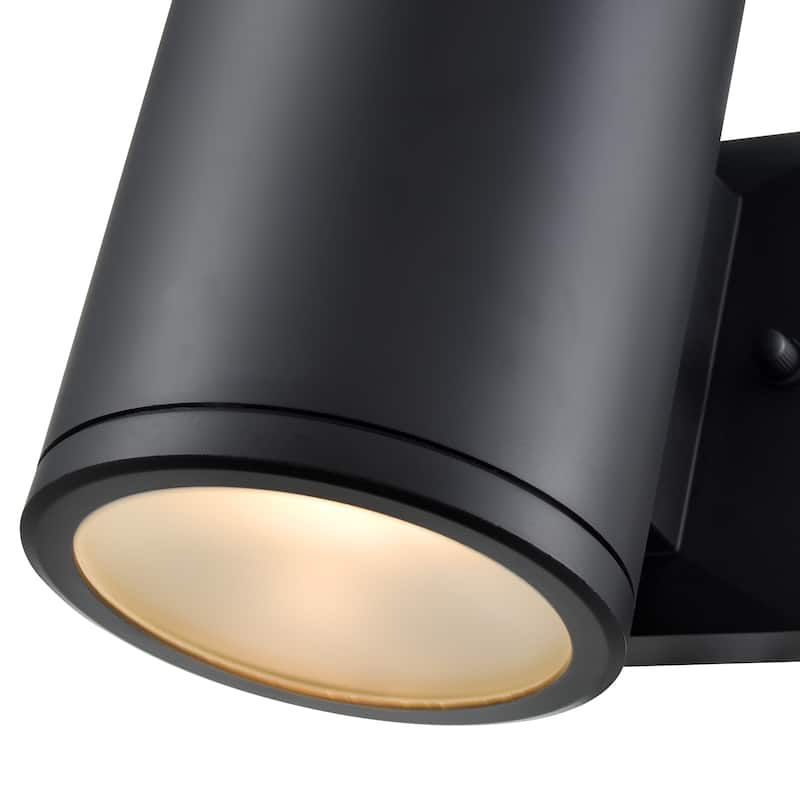 Vegas Outdoor Wall Sconce Powder Coated Black - Powder Coated Black