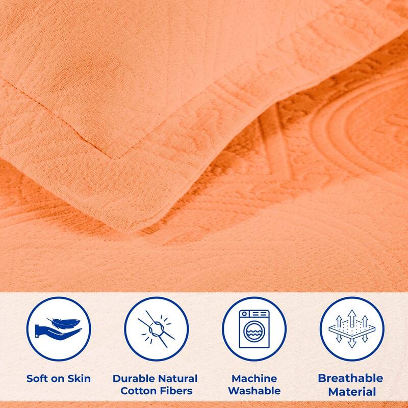 Superior Celtic Circle Cotton Decorative Bedspread Set