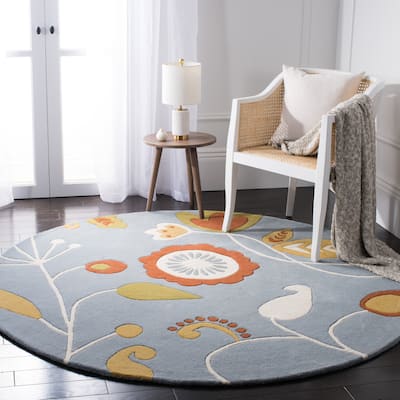 SAFAVIEH Handmade Soho Kaleena Floral N.Z. Wool Rug