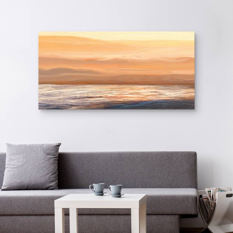 Sunset Waters by Studio Arts Canvas Art Print