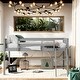 preview thumbnail 2 of 19, Full Size Wood Low Loft Bed with Ladder, Ladder Can Be Placed On The Left Or Right