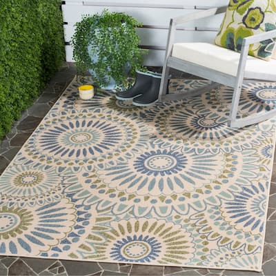 SAFAVIEH Veranda Sissy Indoor/ Outdoor Waterproof Patio Backyard Rug