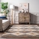 preview thumbnail 6 of 44, Nuloom Hand Braided Marla Denim And Jute Diamonds Area Rug