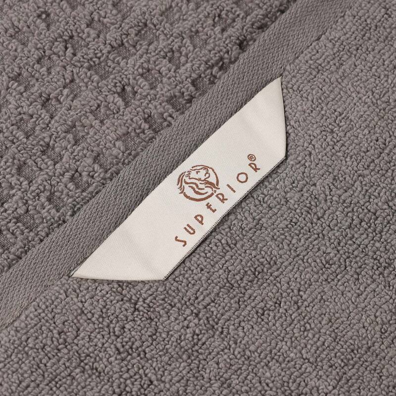 Superior Napa Zero Twist Cotton Soft Waffle Bath Towel Set of 3