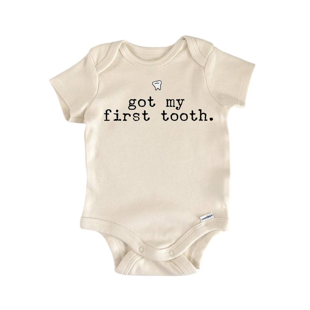 First Tooth Fairy - Baby Boy Girl Clothes Infant Bodysuit Funny Cute Newborn