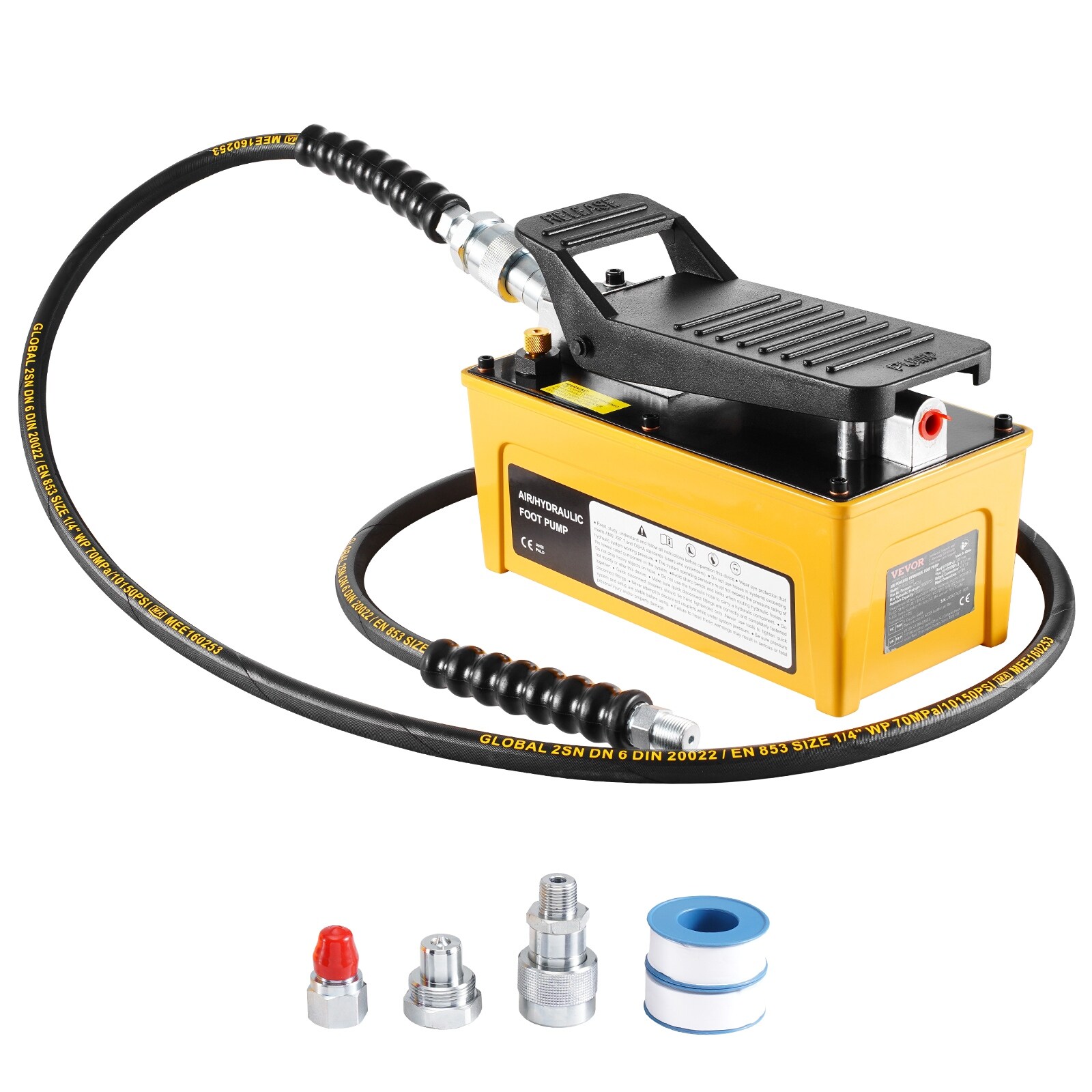 Air Over Hydraulic Pump Ai Poweed Hydaulic Foot Pedal Pump