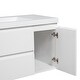preview thumbnail 91 of 169, CASAINC Floating Bathroom Vanity with Resin Top Basin and Soft Closing Drawers