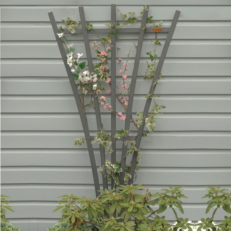 HIGHWOOD Eco-Friendly 6ft Traditional Fan Trellis
