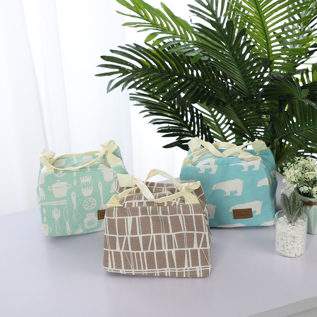 bowei girl lunch bag