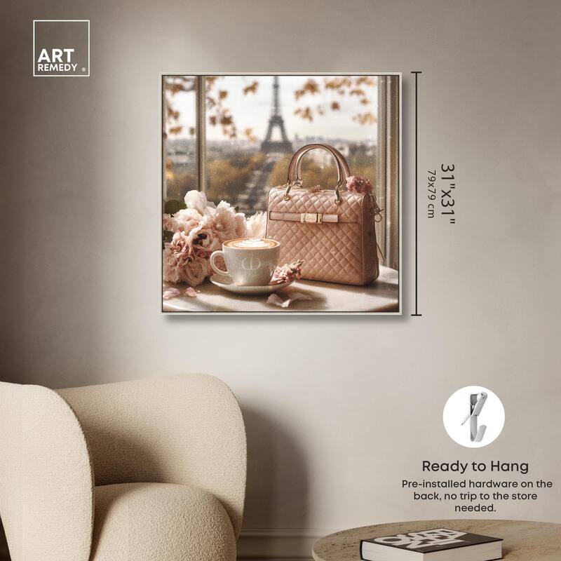 Glam by the Window Paris Canvas by Art Remedy