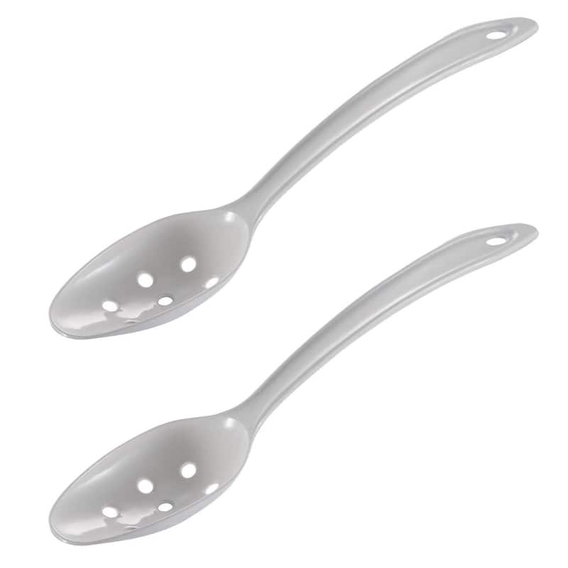 Hutzler LOPOL Reinforced Nylon Cooking Utensil Sets - White - Straining Spoon