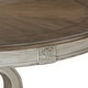preview thumbnail 11 of 11, Caelum Farmhouse White Fabric Upholstered 7-Piece Round Dining Set By The Gray Barn