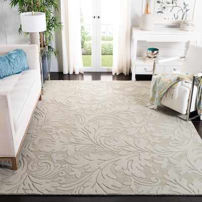 SAFAVIEH Handmade Impressions Yulisa Modern Scrolls Wool Rug