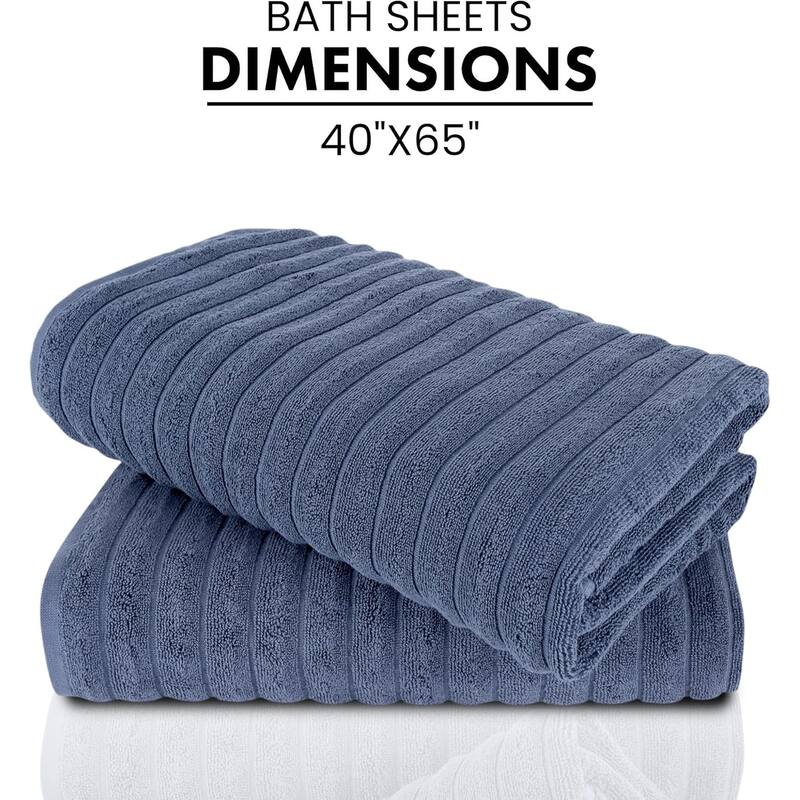 Brampton 2 Piece Luxury Turkish Cotton Jumbo Bath Sheets
