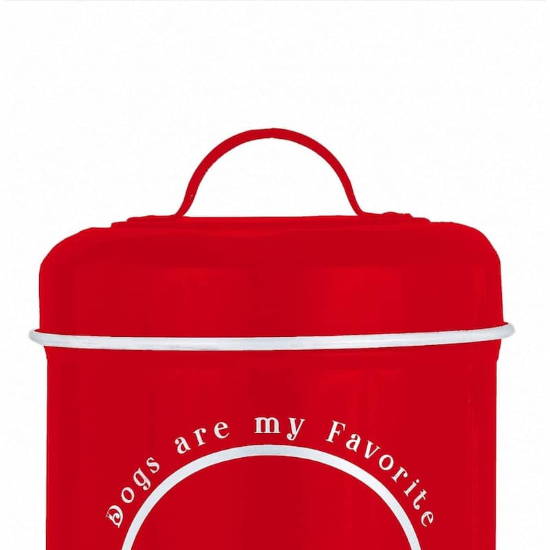 Amici Pet Dogs Favorite Metal Food Canister Medium - 64oz