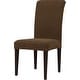 preview thumbnail 28 of 89, Subrtex Dining Chair Slipcover Set of 4 Furniture Protector Coffee