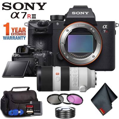 Sony Alpha a7R III Mirrorless Digital Camera (Body Only) 70-200mm - 70-200mm Lens + Warranty