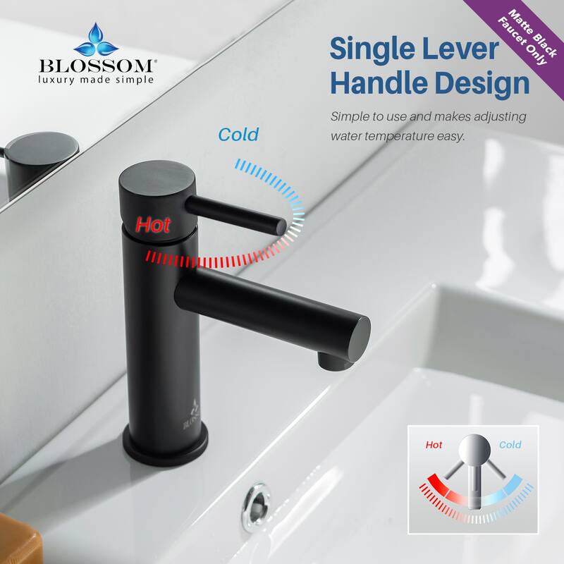 Solid Brass Leed Free Single Handle Bathroom Faucet
