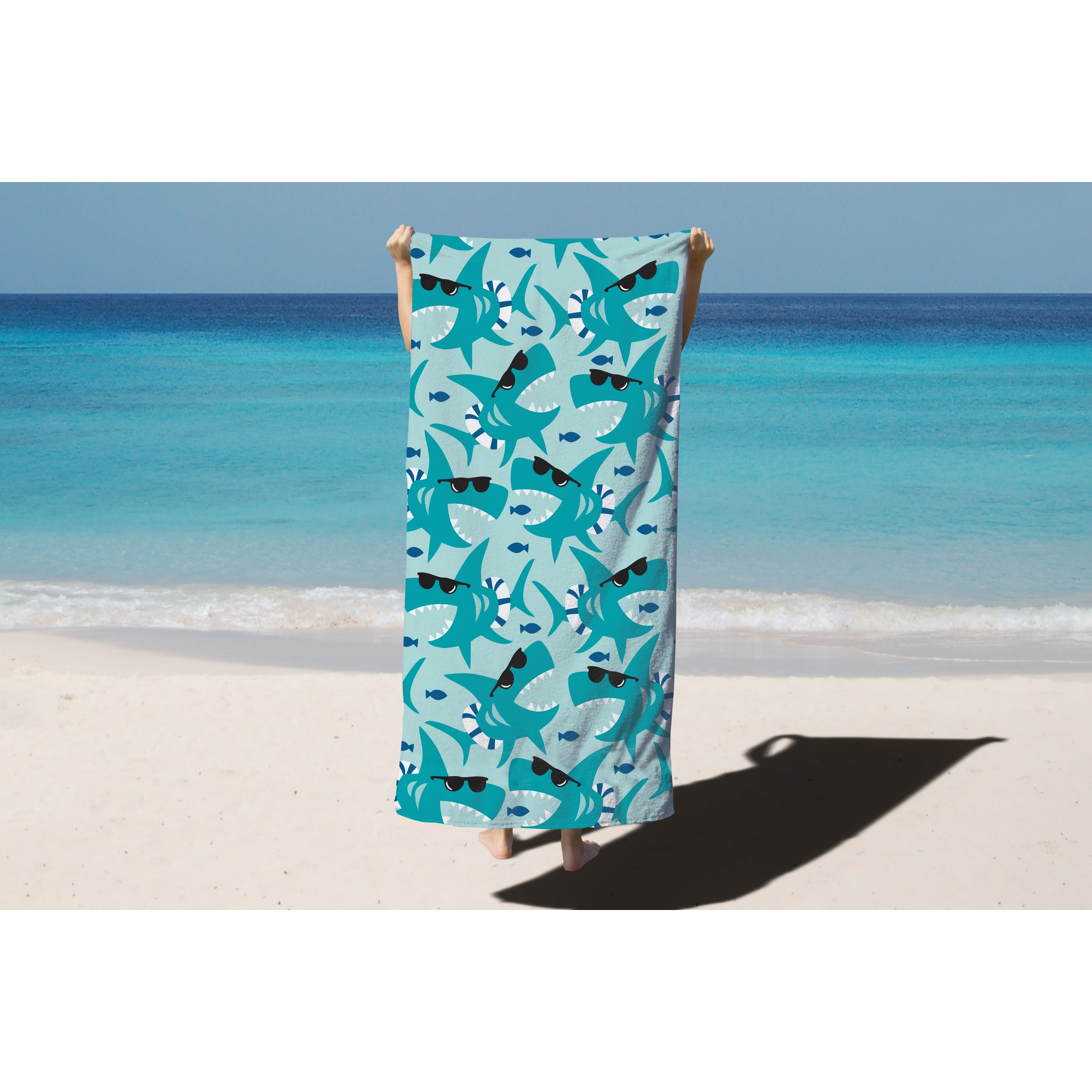 30" x 60" Diver Flag Velour Beach Towel 100% Cotton 