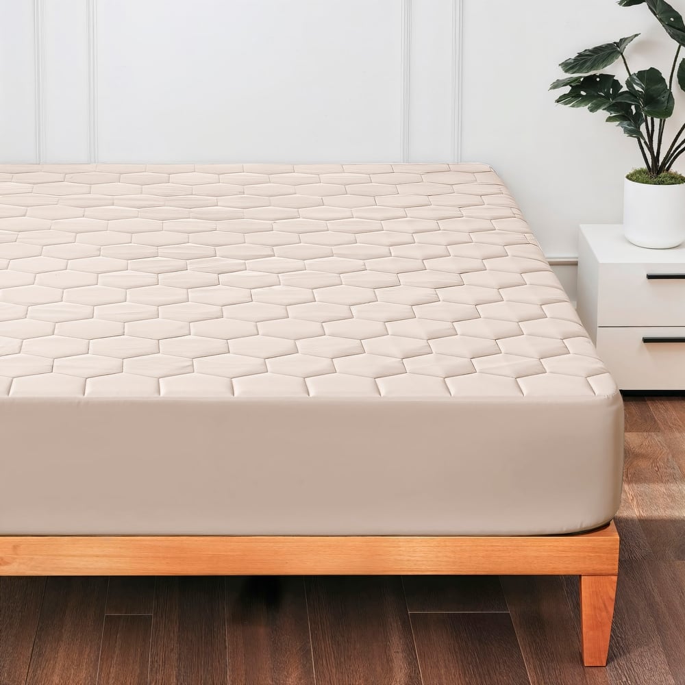 Empyrean Quilted Fitted Mattress Pad Cover