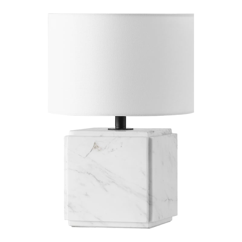 SAFAVIEH Couture Zahra Marble Table Lamp - 10"W x 10"D x 15"H