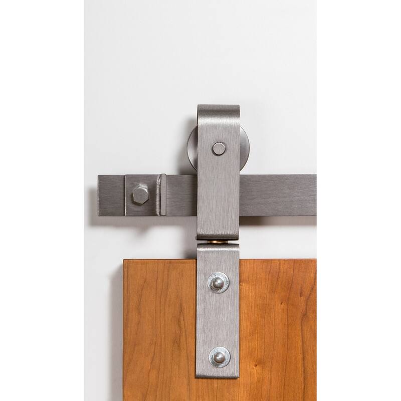 Leatherneck Hardware 142 Premium Series 72 Inch Swivel Style Sliding - Brushed Nickel