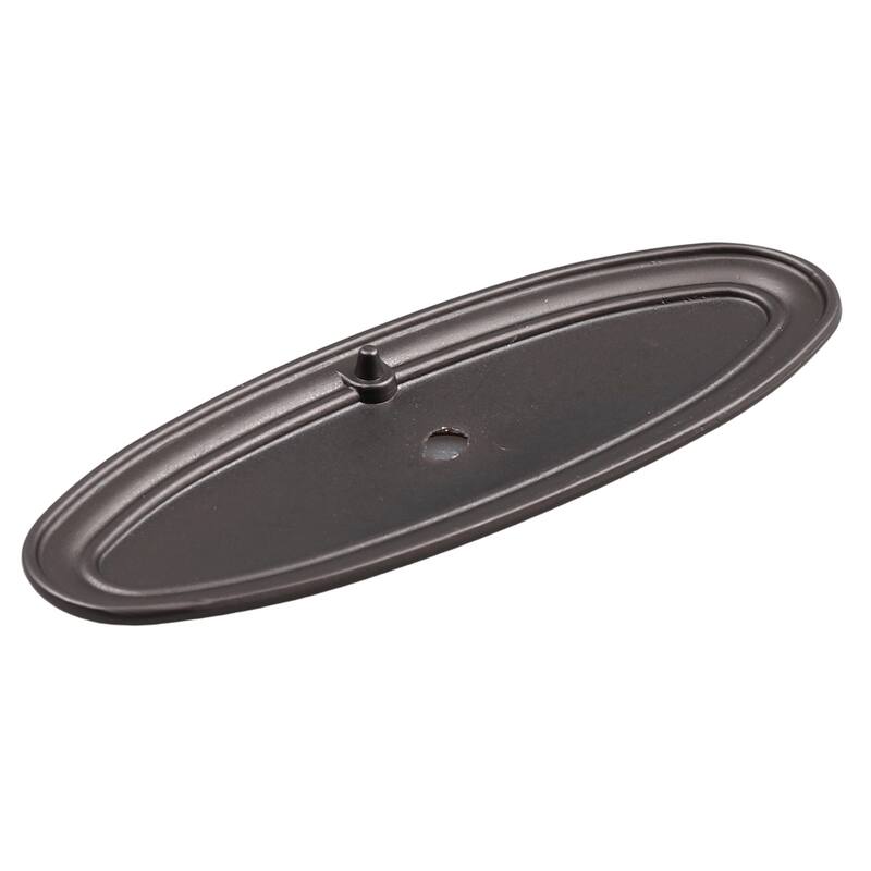 GlideRite 3 Inch Classic Thin Oblong Cabinet Backplate - 1034-GPH