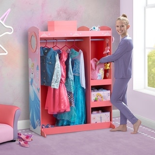 Disney Princess Dress & Play Boutique - Pretend Play Costume Storage Closet/Wardrobe