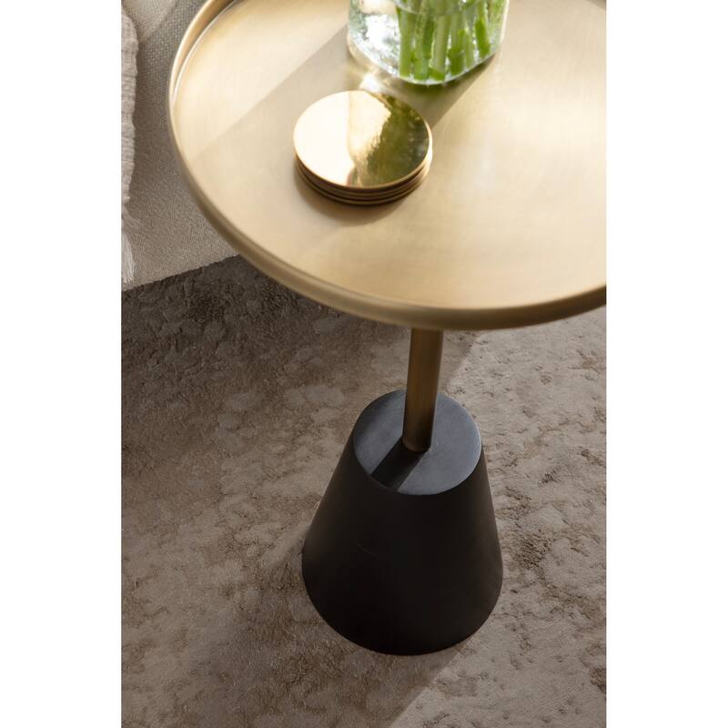 Kate and Laurel Tira Round Side Table