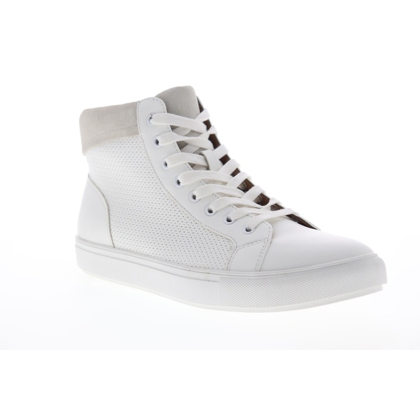 Shop Steve Madden P-Migos White Mens High Top Sneakers ...