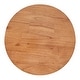 preview thumbnail 12 of 17, NPD Furniture Zeke Rattan Round Coffee or Side Table with Solid Wood Top