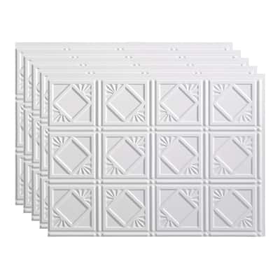 FASÄDE Traditional Style 4 Decorative Vinyl Backsplash Panel