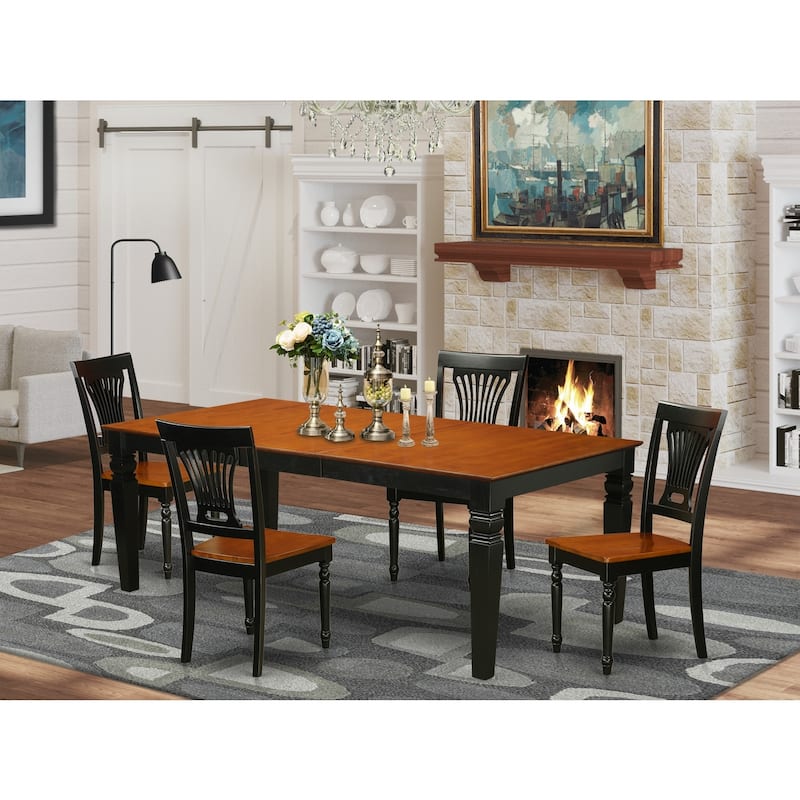 Elegant Dining Table Set - Victorian Style Table & Chairs for Kitchen or Dining Room