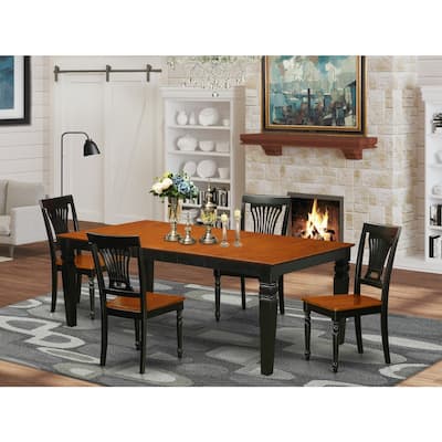 Elegant Dining Table Set - Victorian Style Table & Chairs for Kitchen or Dining Room