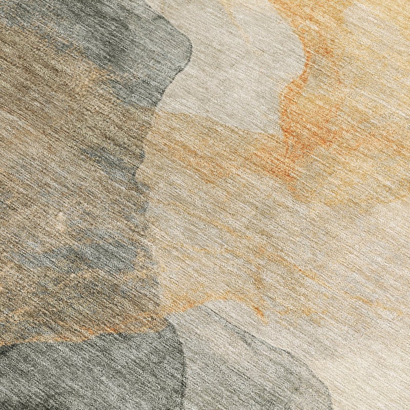 HomeRoots Abstract Transitional Rectangle Outdoor Rug