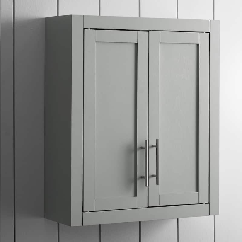 Crosley Savannah Wall Cabinet - Gray