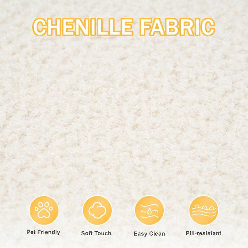 Oversized Modular Sectional Sofa with L-Shape Chaise Modern Upholstered Cloud Couches with Throw Pillows for Living Room Bedroom