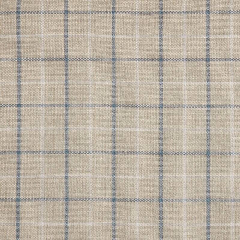 1PC Plaid Rod Pocket and Back Tab Curtain Panel with Fleece Lining - Beige - 108 Inches