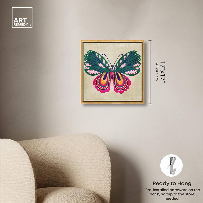 Butterfly Wings Canvas by Art Remedy