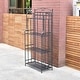 preview thumbnail 5 of 5, Santa Fe 4-Tier Bakers Rack Hammered Grey