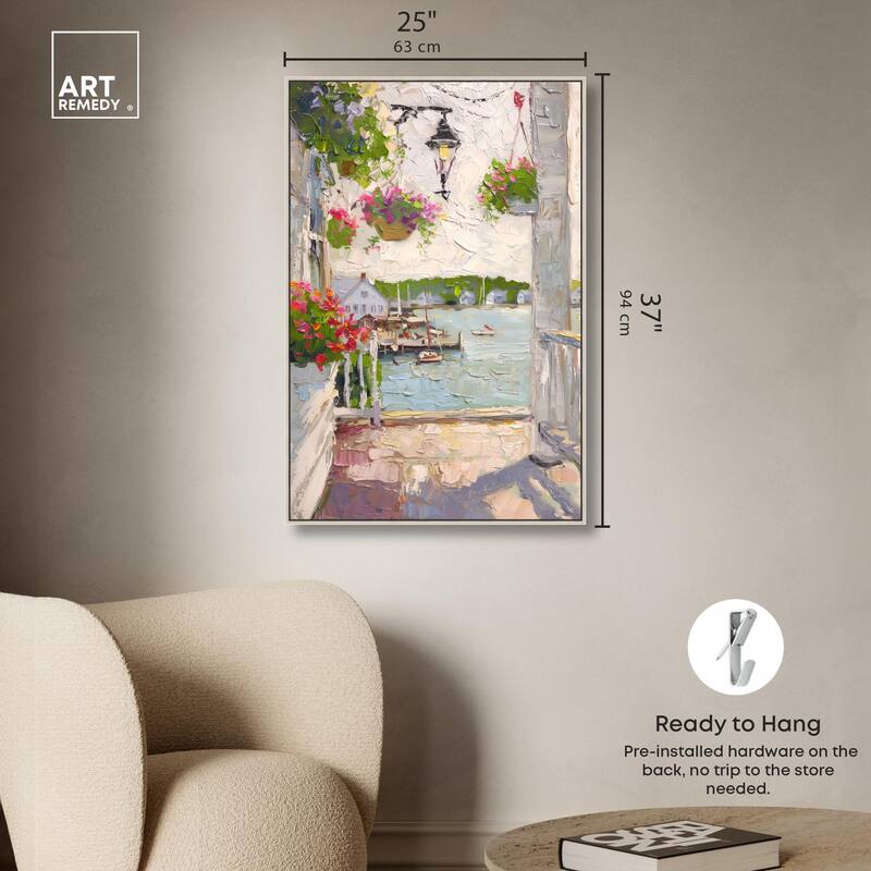 Harbor Hideaway II Canvas by Art Remedy