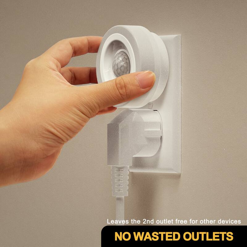 YANSUN 2-Pack Motion-Sensor Night Light, Warm 3000K