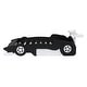 preview thumbnail 21 of 25, Full Size Pine Wood Race Car Platform Bed with Safety Rails, Easy Assembly, and Sturdy Construction